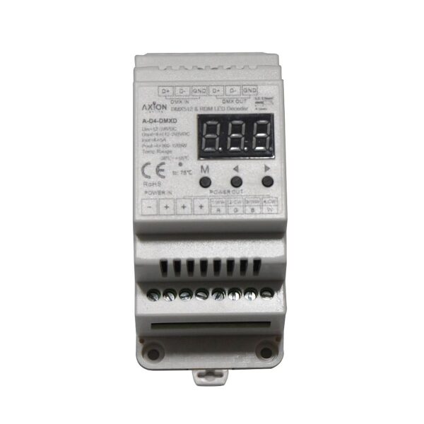 4 Channel DIN Rail DMX Decoder V2