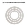 RGBW Recessed Light Cut Hole Template
