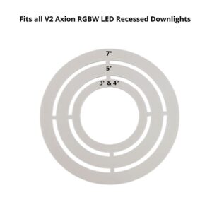 RGBW Recessed Light Cut Hole Template