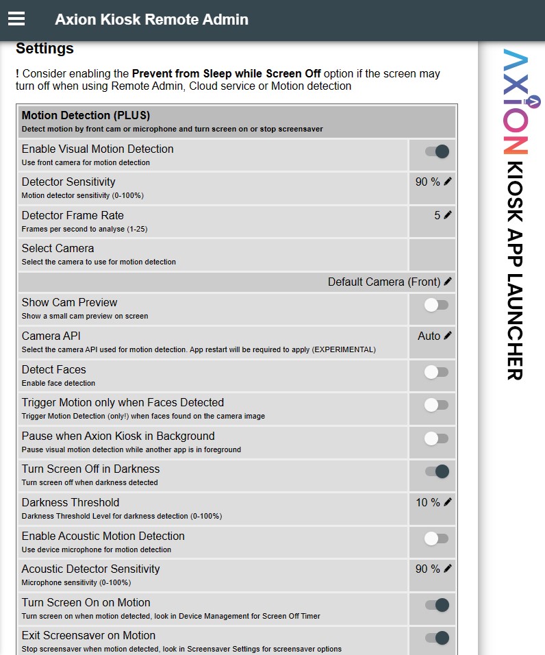 Axion Kiosk App Launcher License - Image 4