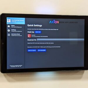 Axion Kiosk App Launcher License