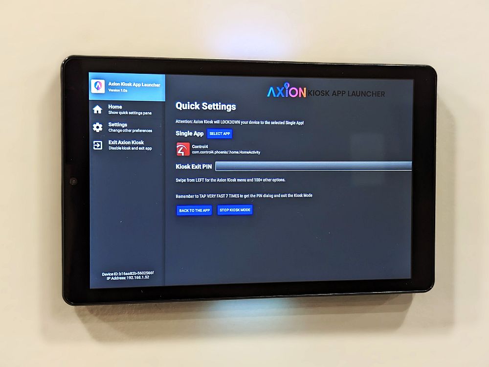 Axion Kiosk App Launcher License
