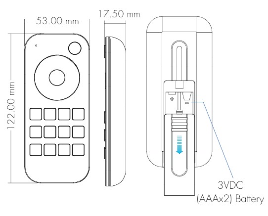 Axion SPI Pixel Decoder RF Remote - Image 3