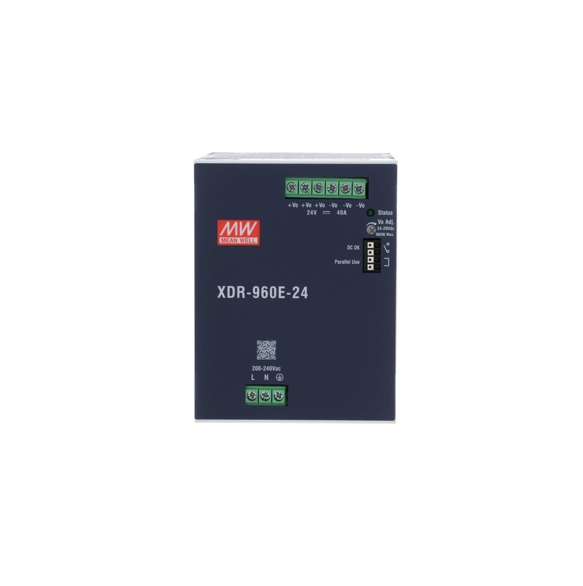 Mean Well 960 Watt XDR E DIN Rail Power Supply - Image 3